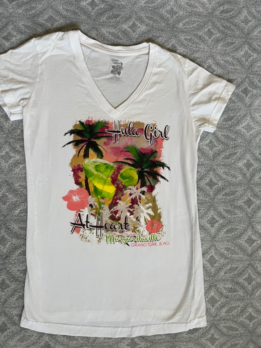 Women’s Margaritaville V-Neck Tee - Picture 2 of 4